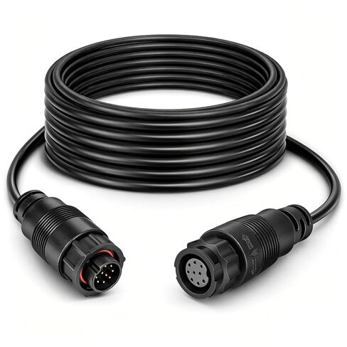 000-00099-006 3005.6907 Replacement 9 Pin Transducer Extension Cable, 10FT Male to Female Waterproof Cord for LSS-1 LSS-HD LSS-2 xSonic HDI ForwardScan TotalScan in Kuwait