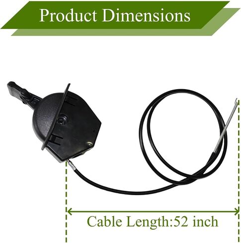 كابل الخانق 746-06891 52 بوصة متوافق مع C Cadet ZT1-54 KH FAB ZT1-50 KH FAB ZT1-46 KH FAB ZT1-42 KH FAB جزازة صفرية T-Bilt Z54 Z50 Z46 Z42 MTD يستبدل 746P06891 in Kuwait