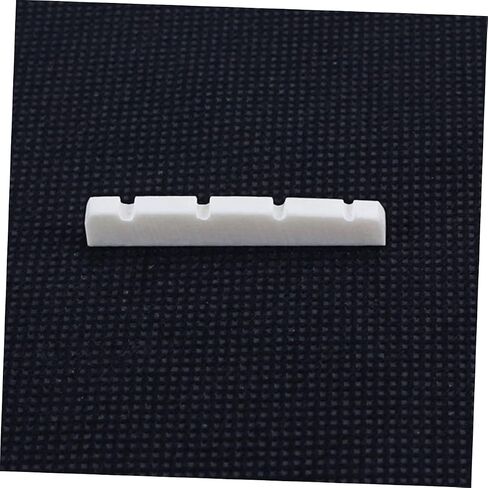 Toyvian Slotted Bass Guitar Bone Nut Oxen Bone Guitar Parts Replacement Accessory for Improved Tone and Easy Installation in Kuwait
