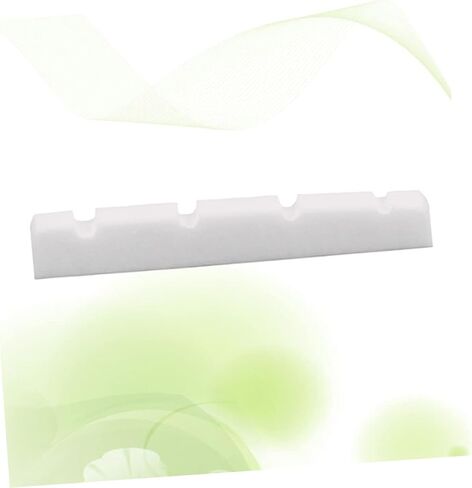 Toyvian Slotted Bass Guitar Bone Nut Oxen Bone Guitar Parts Replacement Accessory for Improved Tone and Easy Installation in Kuwait