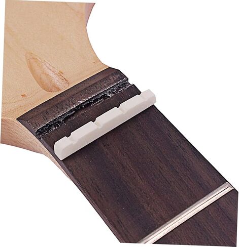 Toyvian Slotted Bass Guitar Bone Nut Oxen Bone Guitar Parts Replacement Accessory for Improved Tone and Easy Installation in Kuwait