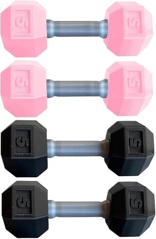Dumbbell 2 Pcs Dumbbells for Baby Mini 1.8x4.7 In Silicone Hand Weight Lifting Set for Fitness Exercise Funny Sport Toys for Toddlers (Black) in Kuwait