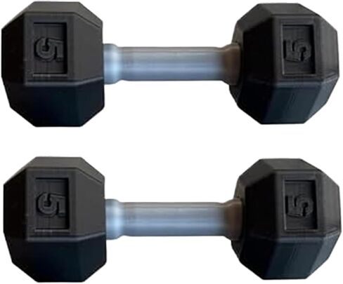 Dumbbell 2 Pcs Dumbbells for Baby Mini 1.8x4.7 In Silicone Hand Weight Lifting Set for Fitness Exercise Funny Sport Toys for Toddlers (Black) in Kuwait