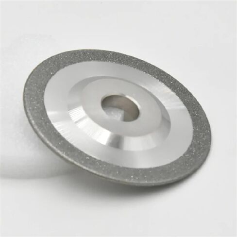 Grinding Wheel, ARC Semi-Circular Dia 100mm 125mm 150mm 200/400 Grit Alloy Screw Slotting Sharpening Tools 1pcs(125 * 32mm,400Grit,4mm R2) in Kuwait