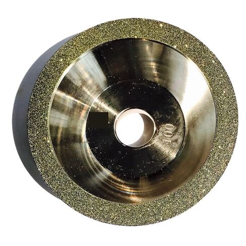 Alloy Wheel, Bowl Diamond Grinding for Blade Sharpening 1pcs 100D*10W*5U*20H*35T(Yellow) in Kuwait