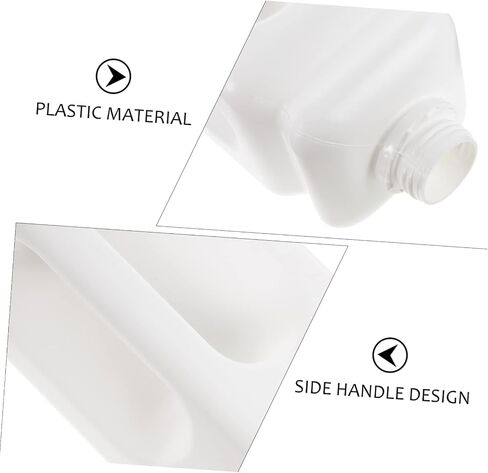Unomor 2.5L Leak-proof Plastic Water Jug with Caps Ergonomic Handle 2-Piece Set for Storage and Beverages in Kuwait