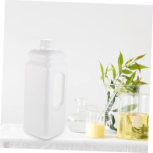 Unomor 2.5L Leak-proof Plastic Water Jug with Caps Ergonomic Handle 2-Piece Set for Storage and Beverages in Kuwait