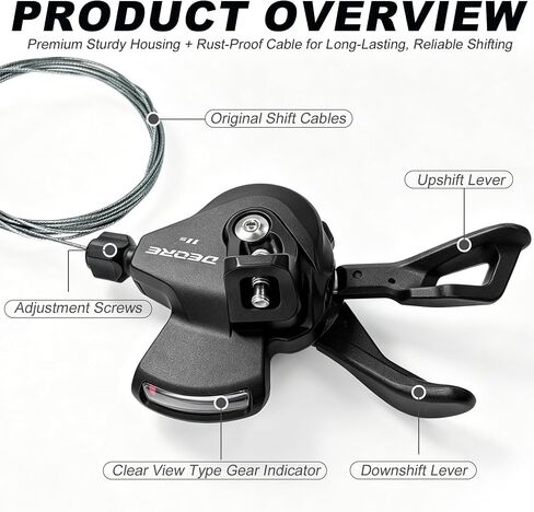 VERKSTAD Bike Shifter M5100 11 سرعة الإبهام الأيمن ناقل الحركة 11 سرعة للدراجة الجبلية، دراجة الطريق، دراجة قابلة للطي ودراجة الركاب in Kuwait