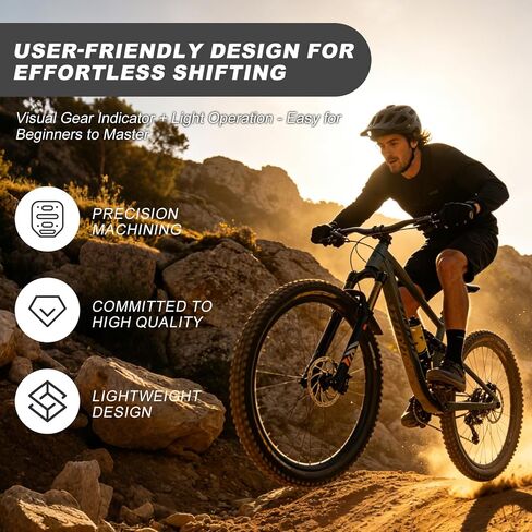 VERKSTAD Bike Shifter M5100 11 سرعة الإبهام الأيمن ناقل الحركة 11 سرعة للدراجة الجبلية، دراجة الطريق، دراجة قابلة للطي ودراجة الركاب in Kuwait