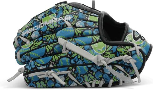 Boombah Baseball Fielding Glove B7 B Web - Graffiti Baseball Print - Multiple Sizes in Kuwait