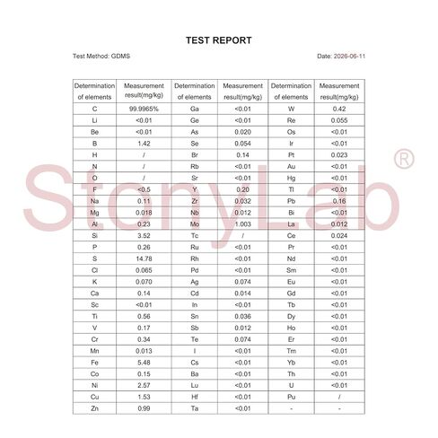 stonylab Graphite Electrode Holder with 10x10x15mm Clamping Head, 0.1-2.5mm Clampable Thickness, ≥99.99% Purity, GDMS Tested, for Electrochemical Experiments in Kuwait