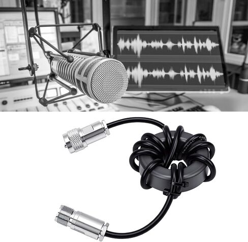 Luocute Shortwave Choke Balun, 1:1 Current Common Mode Choke Coil .8-50MHz 350W 550W with RG58 Ni Zinc Magnetic for Ham Radio FT8 JS8 WSPR in Kuwait