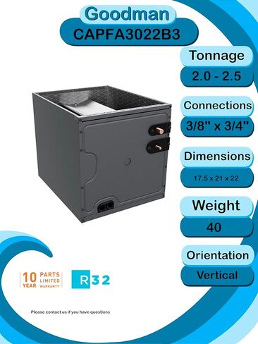 ملف جودمان العمودي 2.0-2.5 طن (R-32 فقط) CAPTA3022B3 in Kuwait