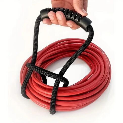 1PC Versatile Storage Strap with Handle- Ideal Organizer for Hoses, Cords-Multipurpose Home, Garage, Boat, RV Accessory in Kuwait