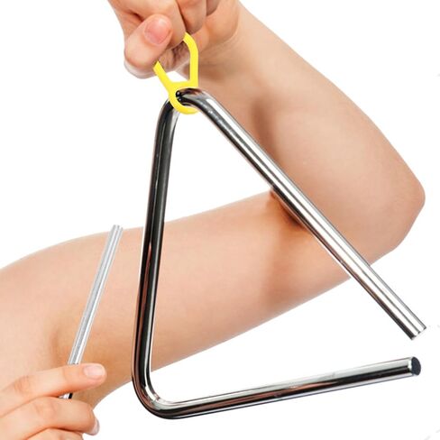 FAVOMOTO 10PCS Triangle Iron Sticks, Hand Percussion Triangle Strikers Replacement Instrument Accessories Mallet Hand Percussion Tool for Boys and Girls Music Learning Development in Kuwait