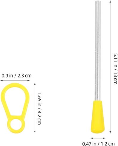 FAVOMOTO 10PCS Triangle Iron Sticks, Hand Percussion Triangle Strikers Replacement Instrument Accessories Mallet Hand Percussion Tool for Boys and Girls Music Learning Development in Kuwait