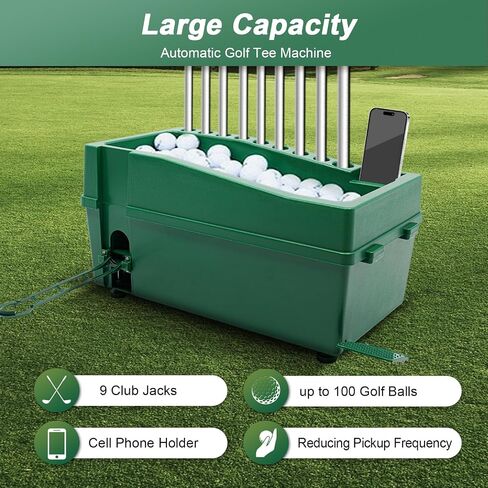 Automatic Tennis Ball Machine, 100-Ball Capacity, Ideal for Beginners, Enthusiasts & Professionals - Perfect Tennis Training Aid & Ball Dispenser in Kuwait