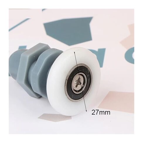 27mm Circular Shower Room Glass Sliding Hanging Wheel Bathroom Door Pulley Glass Door Hanging Wheel Eccentric Wheel in Kuwait
