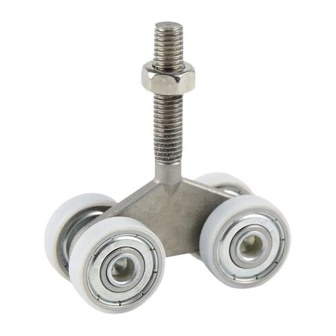 Workshop Roller Wooden Sliding Door Pulley Hanging Curtain Track Heavy Lifting Wheel Glass Bearing(C Nylon Wheel) in Kuwait