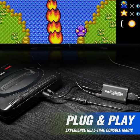 محول كابل Dreamcast Component - يدعم RGBS VGA إلى كابل فيديو 5RCA YPbPr، محول ألعاب الفيديو التوصيل والتشغيل بدون تأخير، محول المكونات لوحدة تحكم Dreamcast in Kuwait
