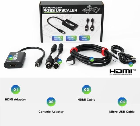 محول كابل Dreamcast Component - يدعم RGBS VGA إلى كابل فيديو 5RCA YPbPr، محول ألعاب الفيديو التوصيل والتشغيل بدون تأخير، محول المكونات لوحدة تحكم Dreamcast in Kuwait