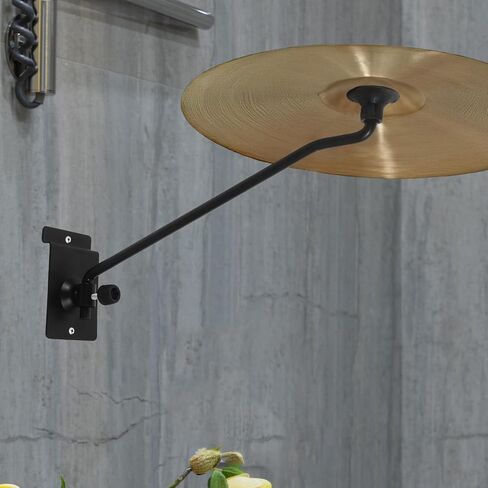 Toddmomy Iron Cymbal Hanger Wall Mount Rack Heavy-Duty Drum Cymbal Support Arm for Organizing and Displaying with Easy Installation in Kuwait