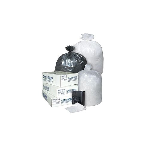 بطانات العلب التجارية عالية الكثافة من Inteplast Group، 10 جالون، 6 ميكرون، 24 بوصة × 24 بوصة، أسود، 1000/كرتون in Kuwait
