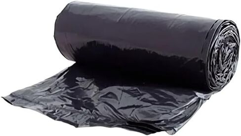 فيكتوريا باي 38 × 58 بوصة 60 جالون من البلاستيك الأسود LLDPE بطانات علب بدون قلب، 2 مل، 100/علبة in Kuwait