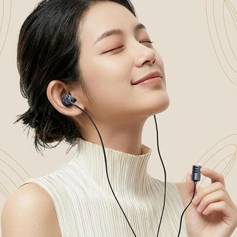 Type-C in-Ear Karaoke Singing Earbuds with Echo & Built-in Mic, Real-Time Monitoring, 3 Reverb Modes, Wired Headphones for TikTok, Smule, StarMaker & Karaoke Apps in Kuwait