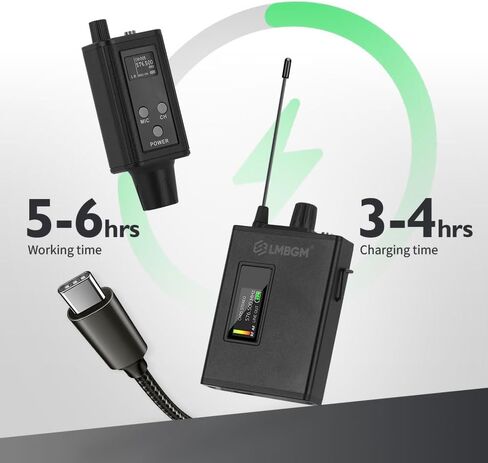 نظام مراقبة الأذن اللاسلكي UHF، قابل للتحويل أحادي/ستيريو، 16 قناة، نظام IEM منخفض الكمون مع جهاز استقبال، نطاق 164 قدم، للمسرح، الفرقة، الاستوديو، الأداء المباشر، الكلام in Kuwait