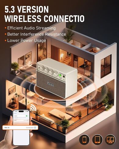 FW2D نظام الجيتار اللاسلكي قابس كتم الصوت الحصري، FBA-10 10 وات مضخم صوت جيتار كهربائي صغير مع قناة نظيفة/محرك in Kuwait