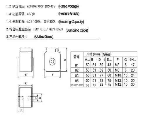 Power System Fast Semiconductor Fuses 700V Low Voltage High RSM01P51KN 50 * 43 59 in Saudi Arabia