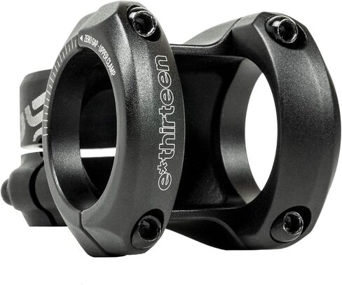 e*thirteen Base 35 Mountain Bike Stem - مشبك قضيب 35 مم، ألومنيوم 6061، طول 40 مم/50 مم، أسود ستيلث، أجهزة T25، MTB Cross Country Enduro Trail Downhill Riding in Kuwait
