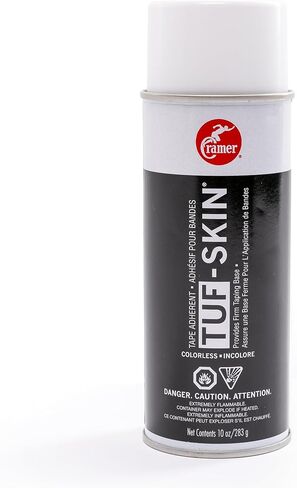 Cramer Tuf-Skin Pre Tape Spray, Firm Adhesive Base to Secure Gymnasts Clothing, Underwrap & Kinesiology Tapes, Long Lasting Hold, Prevents Blisters, Athletic Training Supplies, Colorless in Saudi Arabia