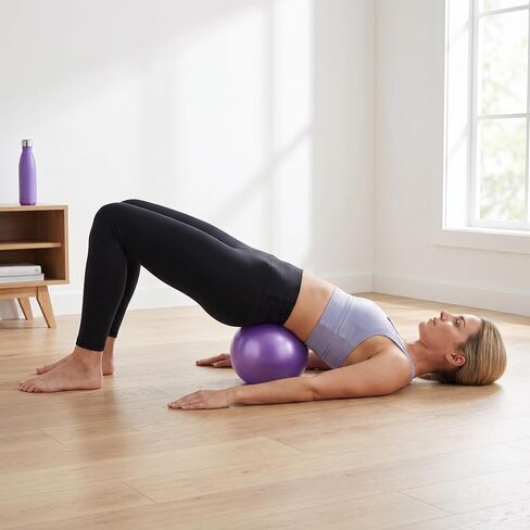 Pilates Small Exercise Ball - 9 Inch Workout Ball for Stability, Barre, Yoga, Core & Physical Therapy in Kuwait