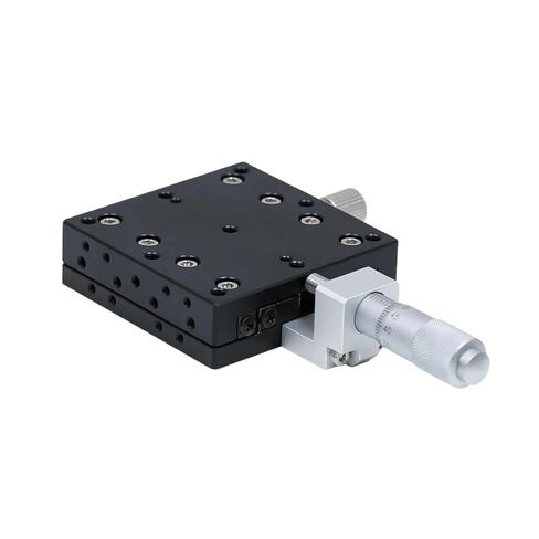 طاولة انزلاق يدوية LX80 X-axis 80 × 80 مم ميكرومتر منصة تحديد المواقع البصرية الخطية الدقيقة (LX80-R) in Kuwait