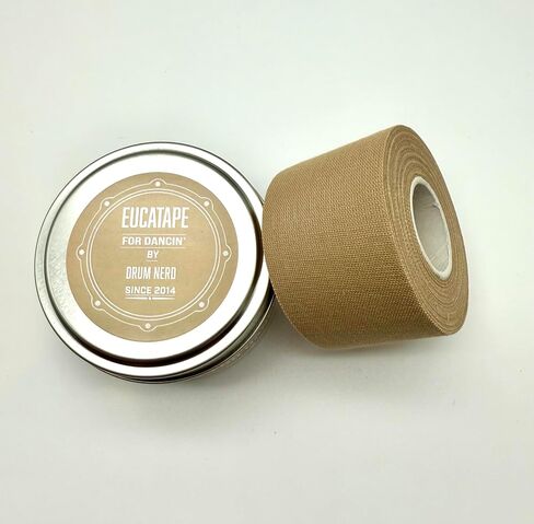Eucatape Eucalyptus Infused Dancing Tape - Heals and Protects from Blisters Cuts Dry Skin in Ballet Salsa Hip Hop Ballroom Contemporary Latin Irish Modern Jazz Tap (White, 1 Pack) in Kuwait