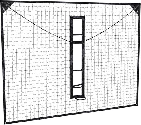 شبكة حاجز التقاط الكرة للأعمدة المربعة 12FT X 10FT ملحقات إرجاع طوق كرة السلة مقاومة للأشعة فوق البنفسجية لملعب الفناء الخلفي الخارجي in Kuwait