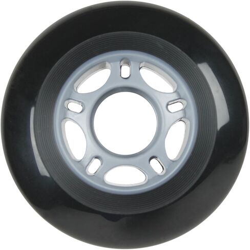 Player's Choice Inline Skate Wheels 80mm 82A Black Outdoor Roller Hockey 8 Pack -ABEC 5 Bearings in Kuwait