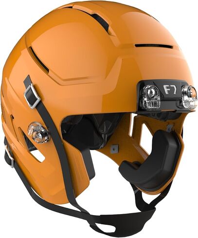 خوذة كرة القدم للشباب Schutt Schutt F7 AiR، خوذة Virginia Tech 5 نجوم، خوذة كرة قدم خفيفة الوزن لكرة القدم للشباب والمدرسة المتوسطة - بدون قناع وجه مرفق in Kuwait