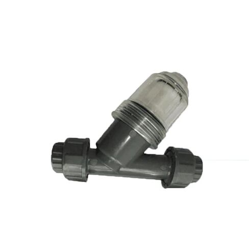 مرشح UPVC مرشح على شكل Y مرشح PVC بلاستيك شفاف (SCYG-Y Filter DN80) in Kuwait