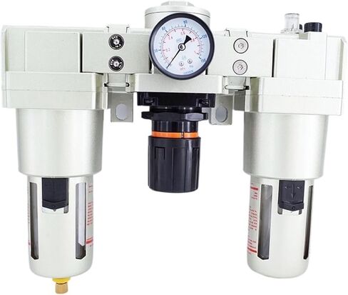 Pneumatic FRL Unit air Filter Pressure Regulator Lubricator AC5000-06/10 3/4 1 inch Auto Manual Drain Treatment(AC5000-10D) in Saudi Arabia