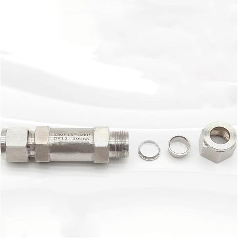 1pcs 1/8" 1/4" 3/8" 1/2" 3 6 8 10 12 14-32mm Compression Tube 304 Stainless Steel Filter Valve High Pressure | 1l4 Inch in Kuwait