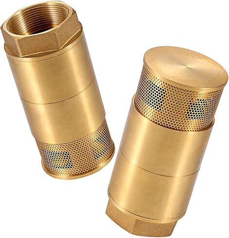 DN40 Pure Copper Double Door Bottom Valve Tanker Check Filter Screen 1.5 inch 2 3 Oil Tank | DN65 in Kuwait