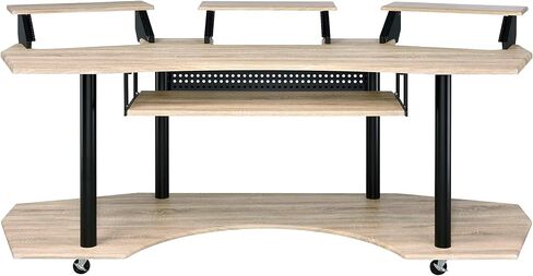 83" Natural Oak Music Recording Studio Desk in Kuwait