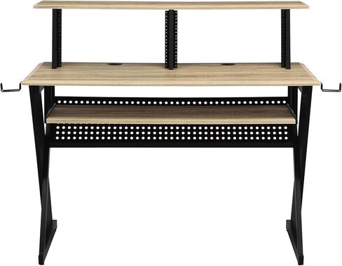 Natural Oak Music Recording Studio Desk in Kuwait