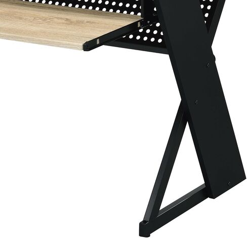 Natural Oak Music Recording Studio Desk in Kuwait