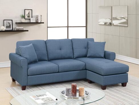 2 PCS SECTIONAL in Blue in Kuwait