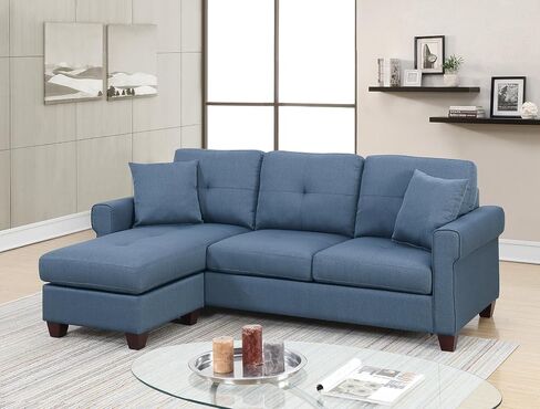 2 PCS SECTIONAL in Blue in Kuwait