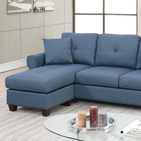 2 PCS SECTIONAL in Blue in Kuwait